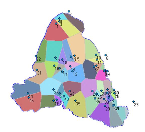 Representação genérica da distribuição de Weibull e equação simplificada.